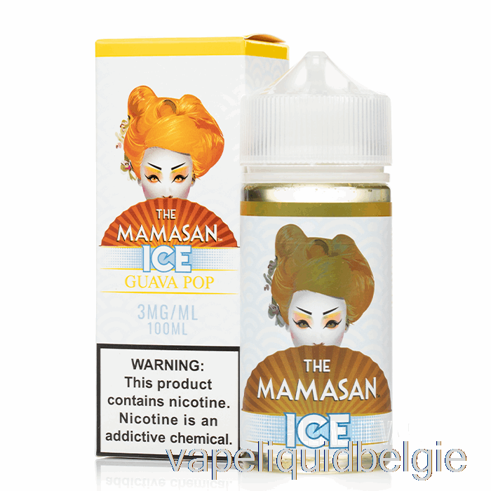 Vape België Ijs Guave Pop - De Mamasan E-vloeistof - 100ml 6mg